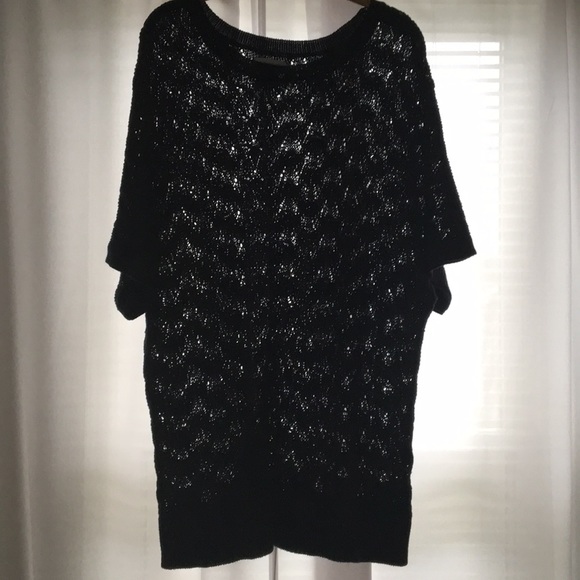 Avenue Tops - AVENUE navy blue top